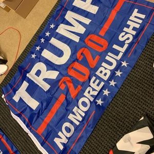 Trump 2020 No More Bullshit flag